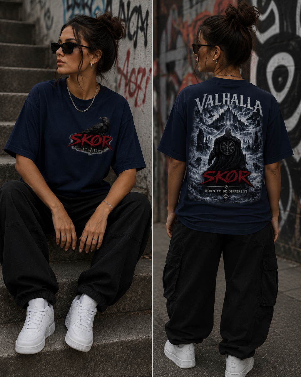 SKØR T-SHIRT UNISEXE VALHALLA