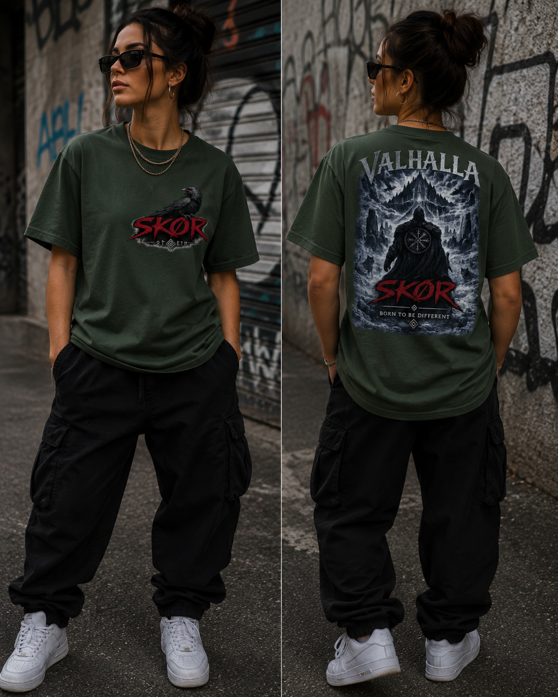 SKØR T-SHIRT UNISEXE VALHALLA