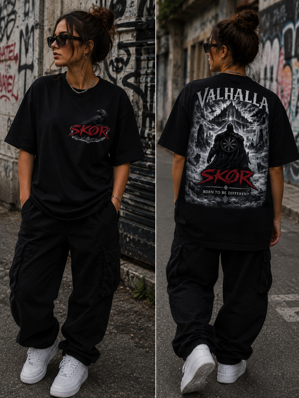 SKØR T-SHIRT UNISEXE VALHALLA