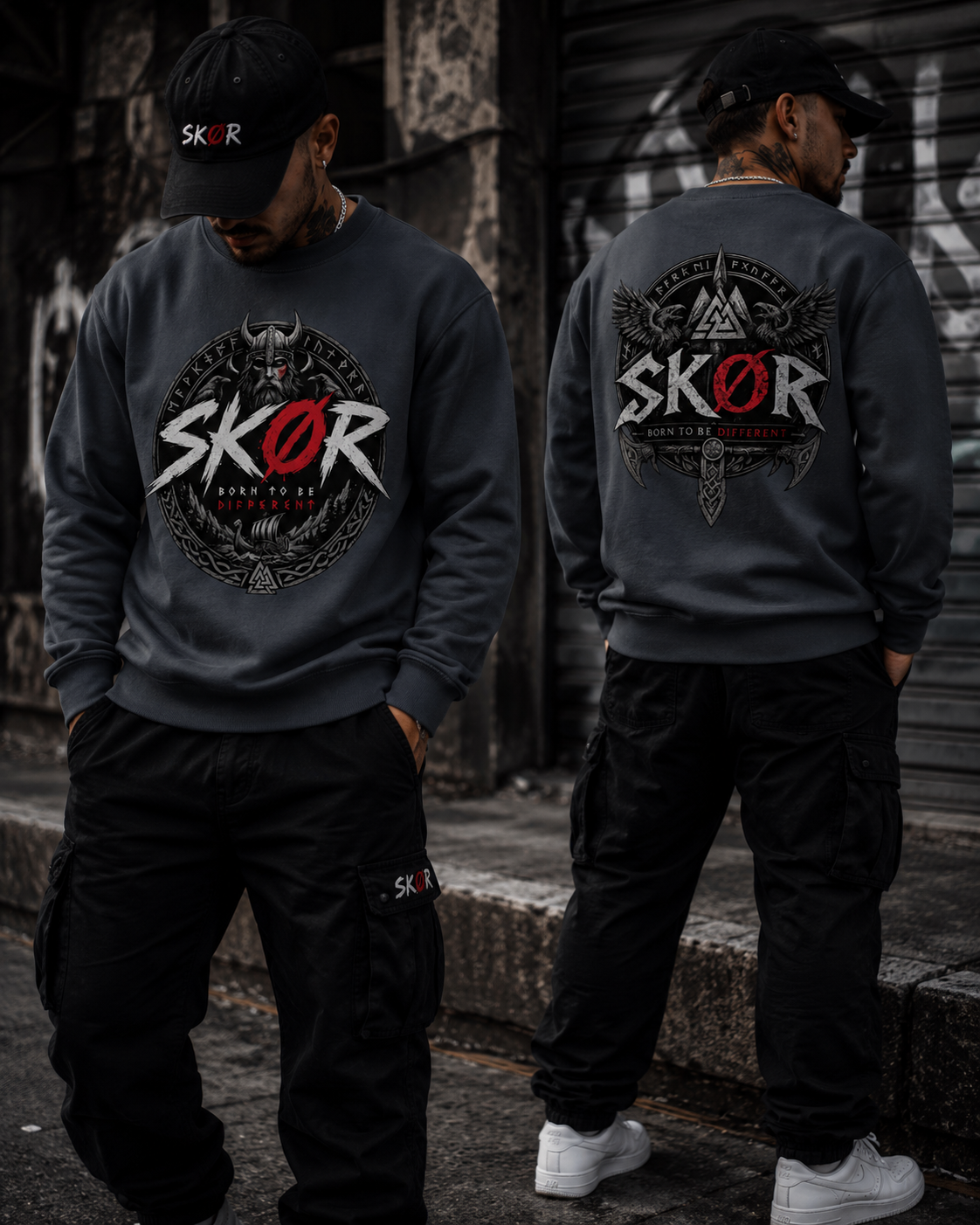 SKØR SWEAT BORN TO BE DIFFERENT