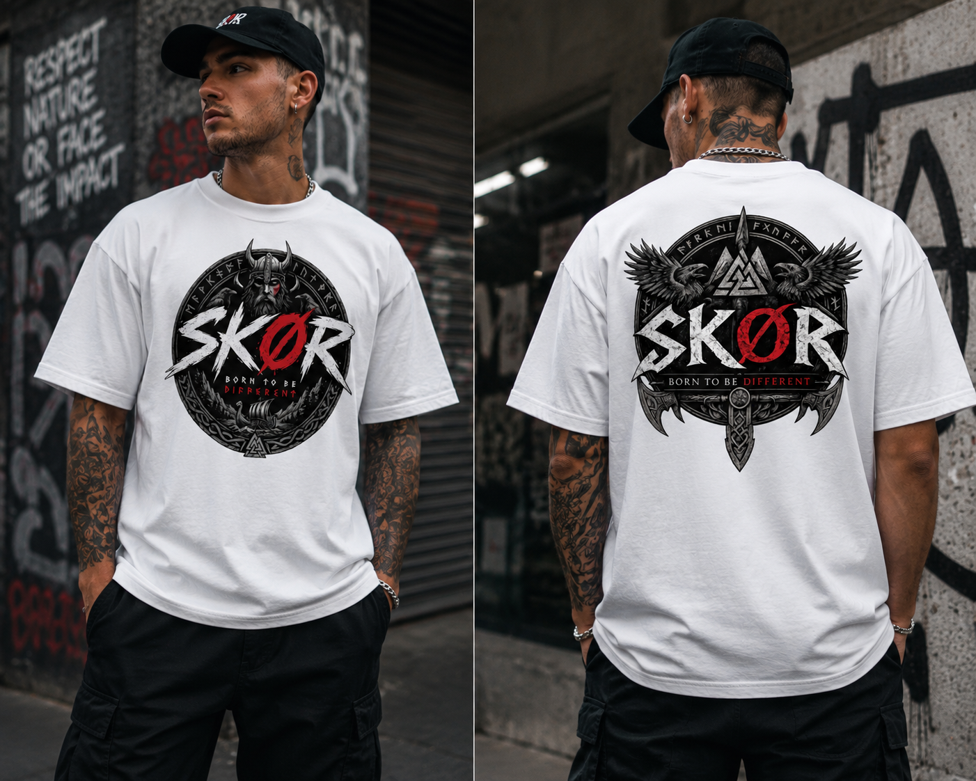 SKØR T-SHIRT BORN TO BE DIFFERENT