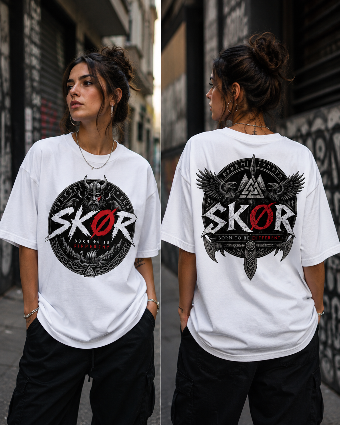 SKØR T-SHIRT BORN TO BE DIFFERENT