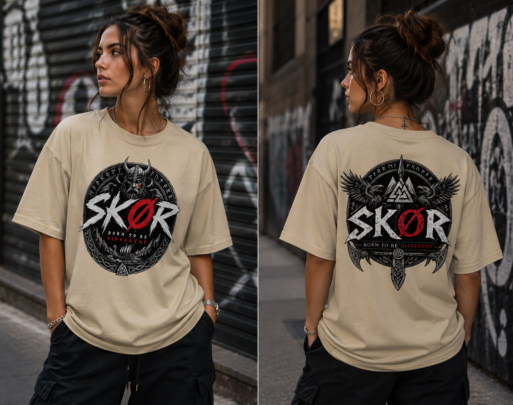 SKØR T-SHIRT BORN TO BE DIFFERENT