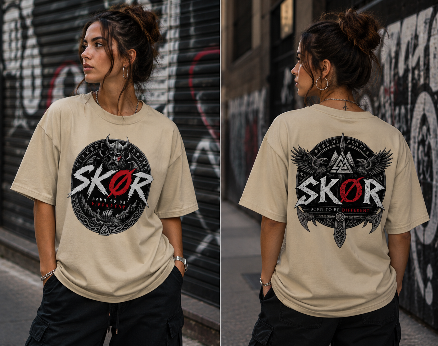SKØR T-SHIRT BORN TO BE DIFFERENT