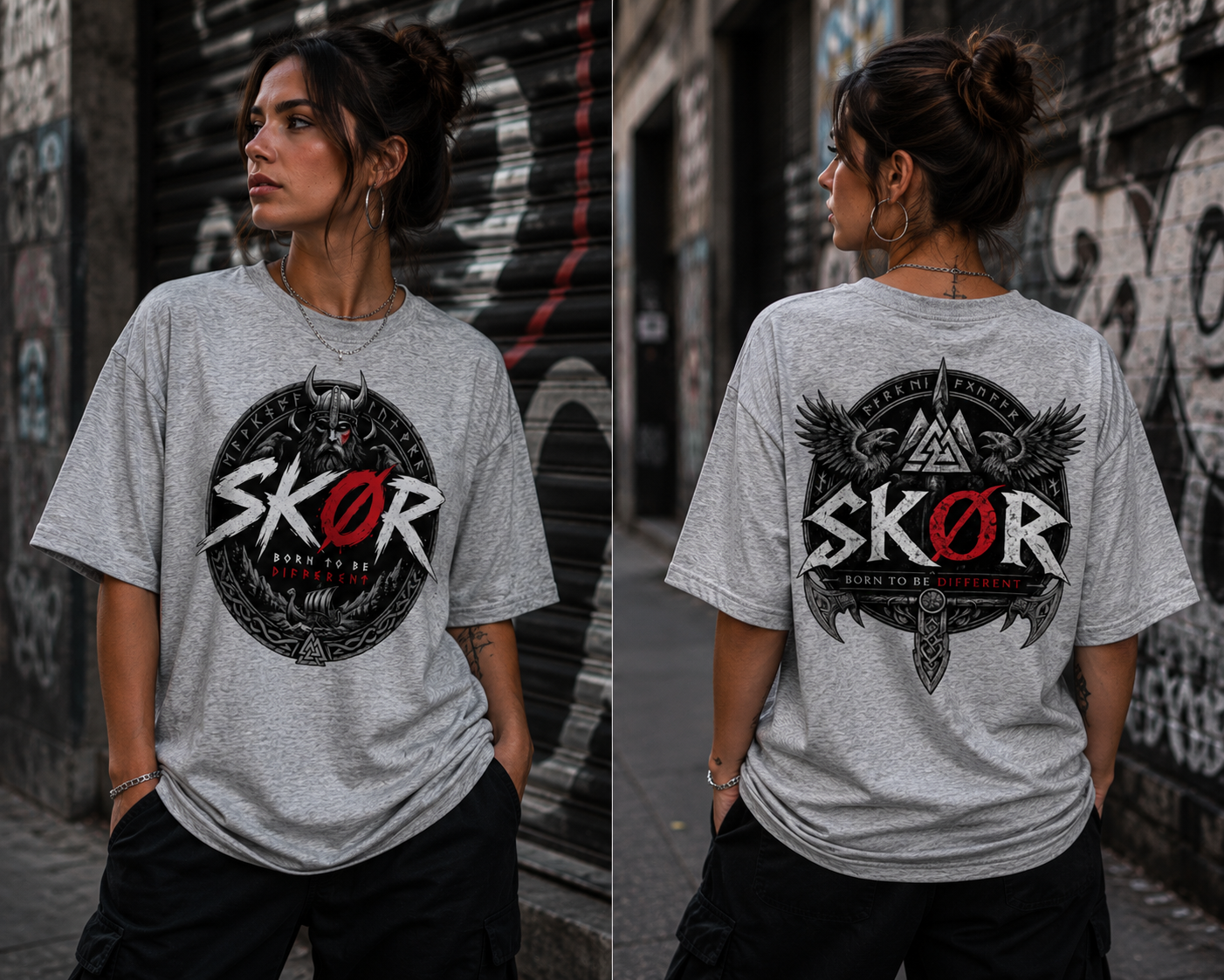 SKØR T-SHIRT BORN TO BE DIFFERENT