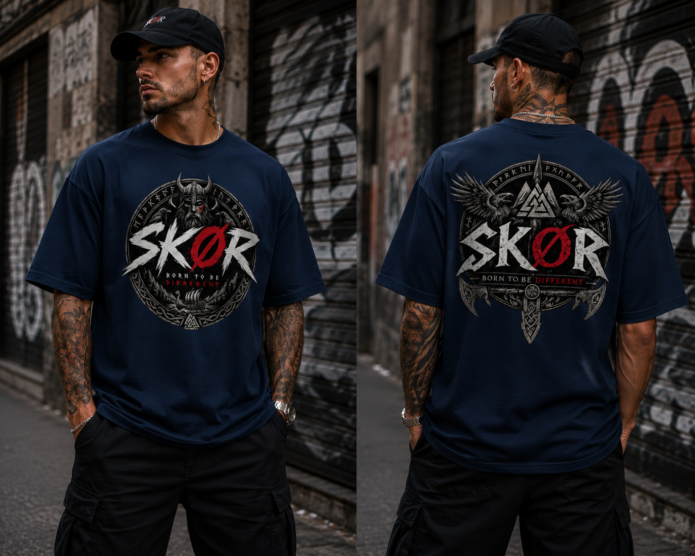 SKØR T-SHIRT BORN TO BE DIFFERENT