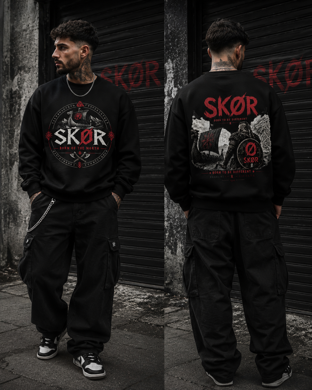 SKØR Born of the North - SWEAT SKØR UNISEXE