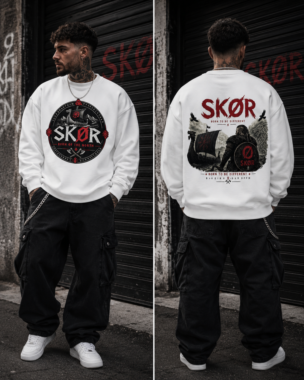 SKØR Born of the North - SWEAT SKØR UNISEXE