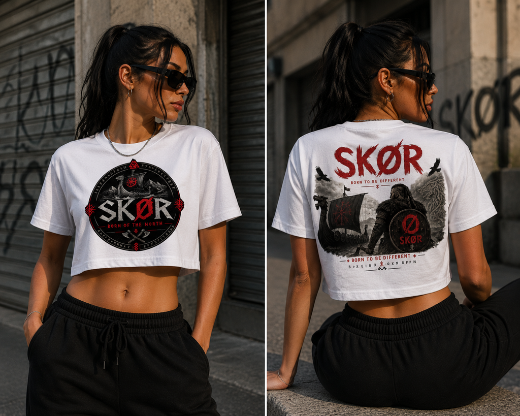 Crop top pour femme