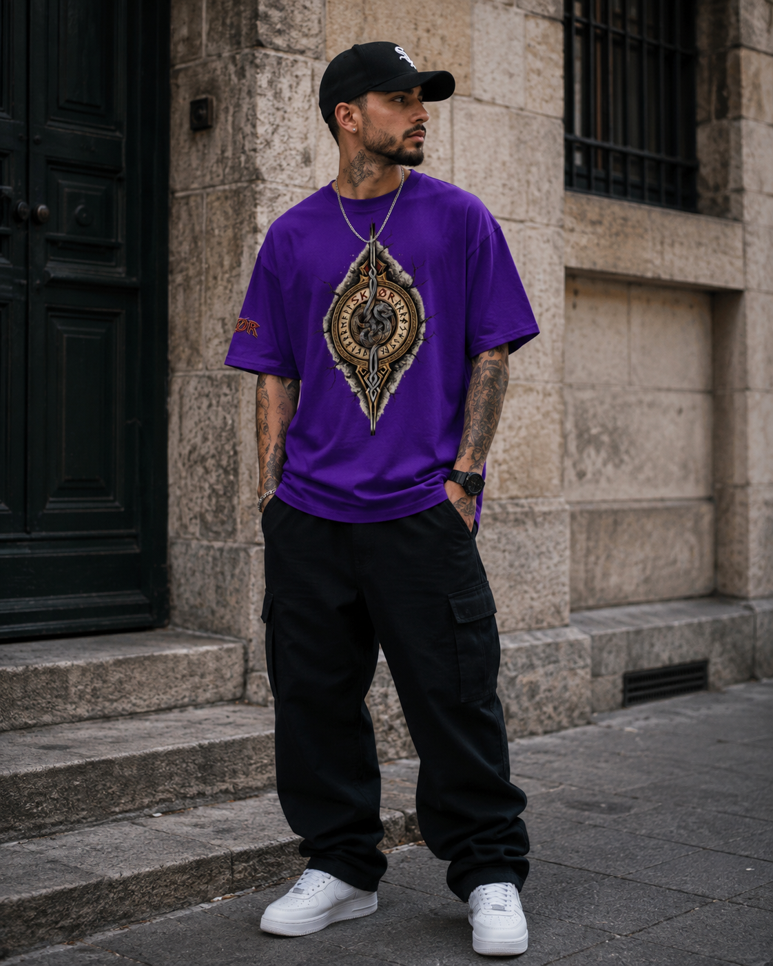 SKØR T-SHIRT VEGVISIR UNISEXE