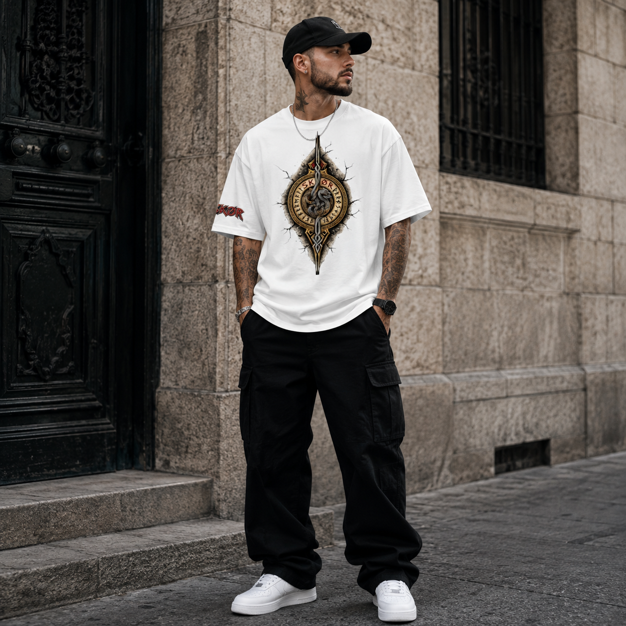SKØR T-SHIRT VEGVISIR UNISEXE