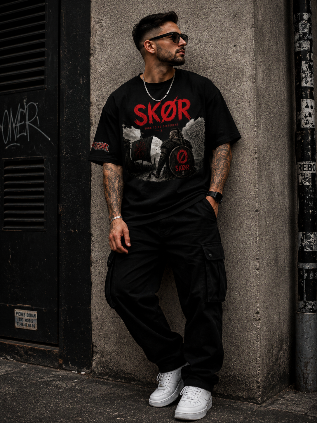 SKØR T-SHIRT DRAKKAR UNISEXE