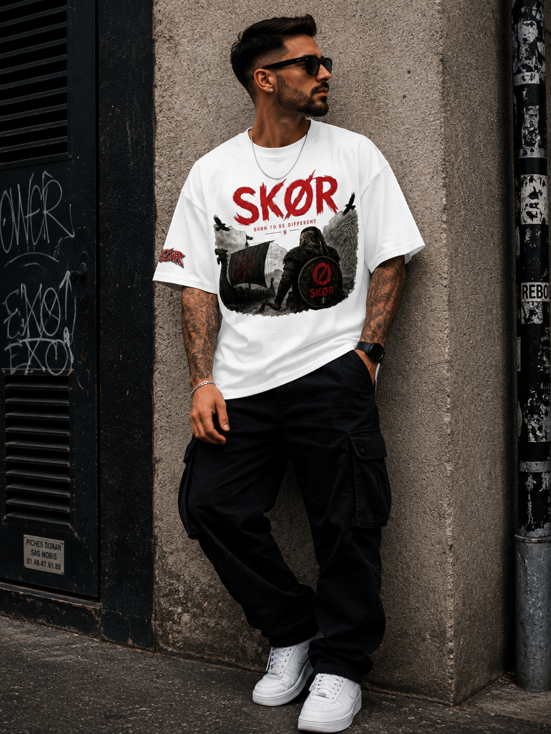 SKØR T-SHIRT DRAKKAR UNISEXE