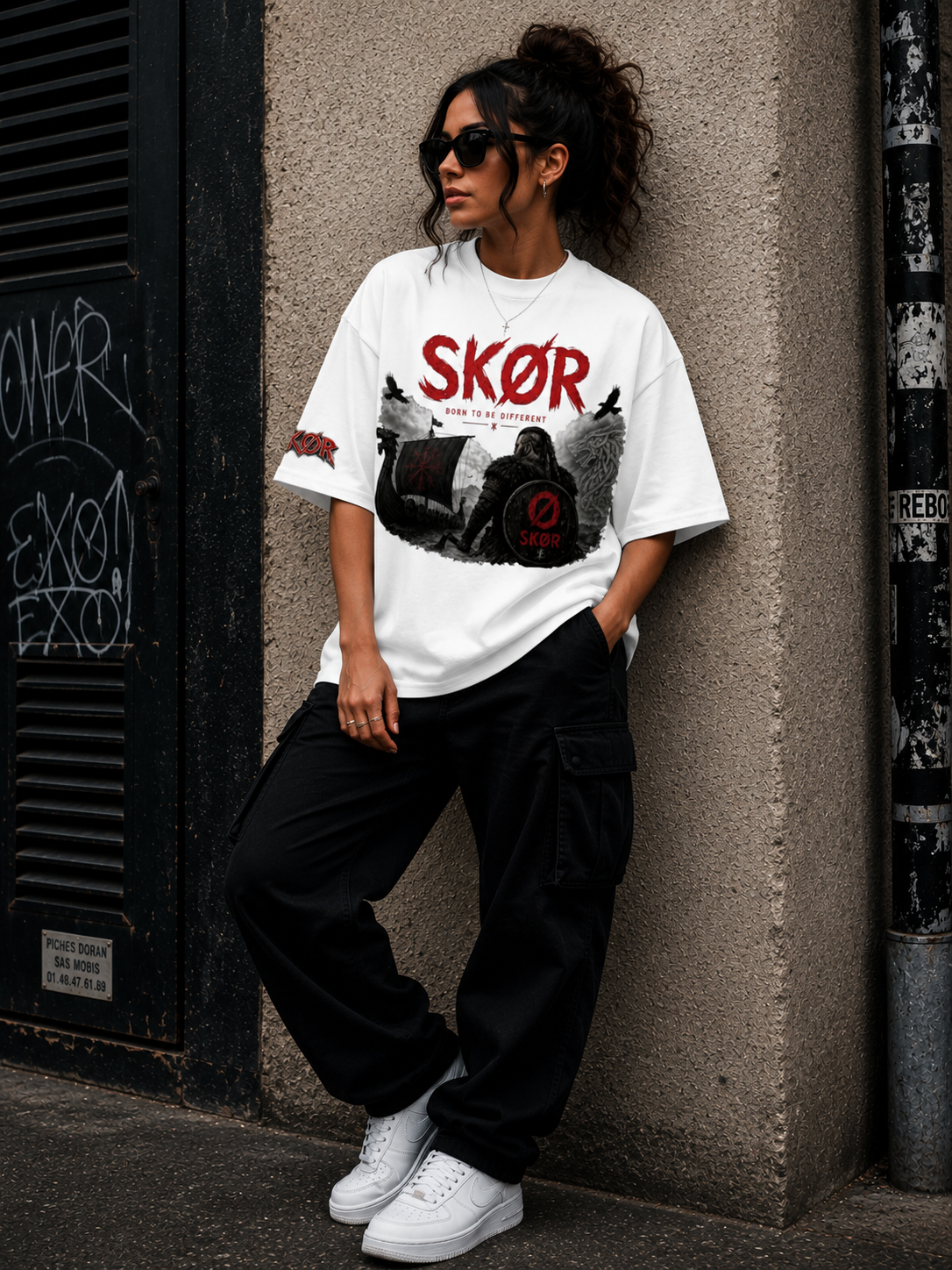 SKØR T-shirt Unisexe Drakkar