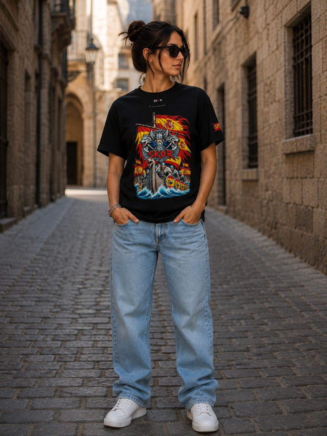 T-shirt Unisexe SKØR Furia Española – Streetwear 100% Coton