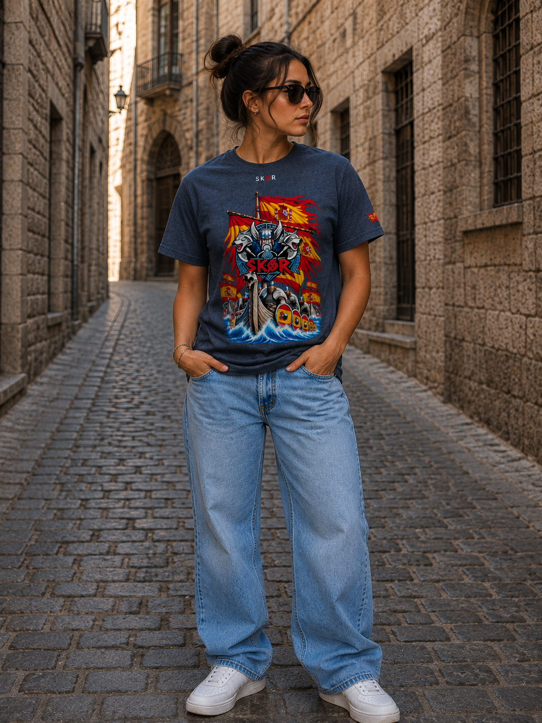 T-shirt Unisexe SKØR Furia Española – Streetwear 100% Coton