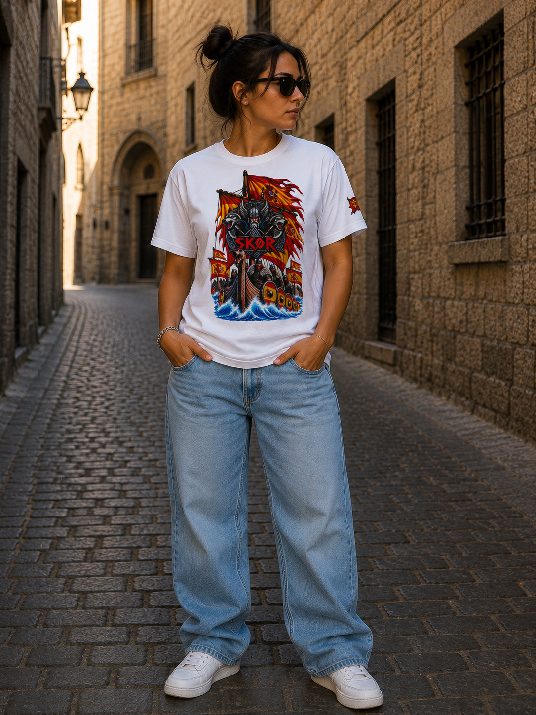 T-shirt Unisexe SKØR Furia Española – Streetwear 100% Coton