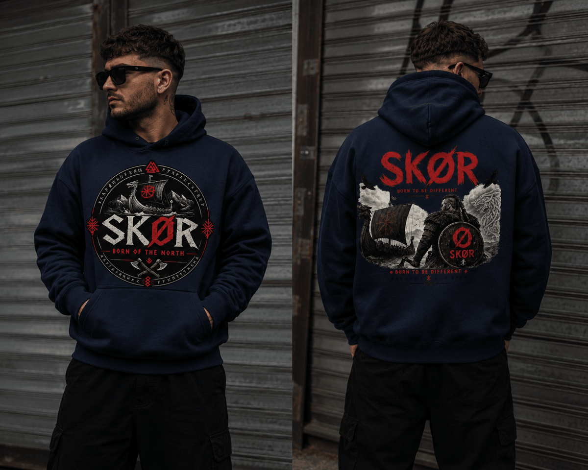 SKØR Born of the North - Sweat à Capuche Unisex - skør.shop