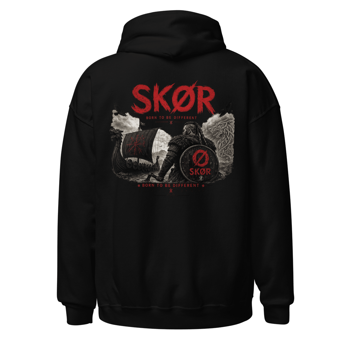 SKØR Born of the North - Sweat à Capuche Unisex - skør.shop