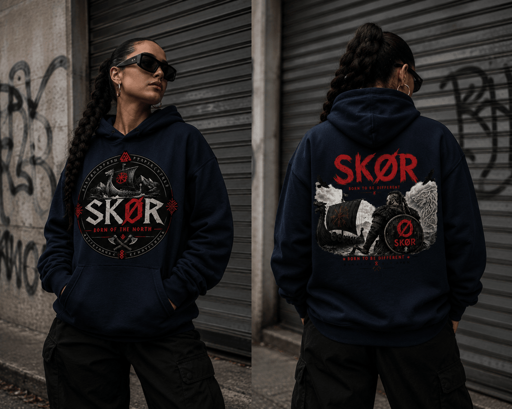 SKØR Born of the North - Sweat à Capuche Unisex - skør.shop