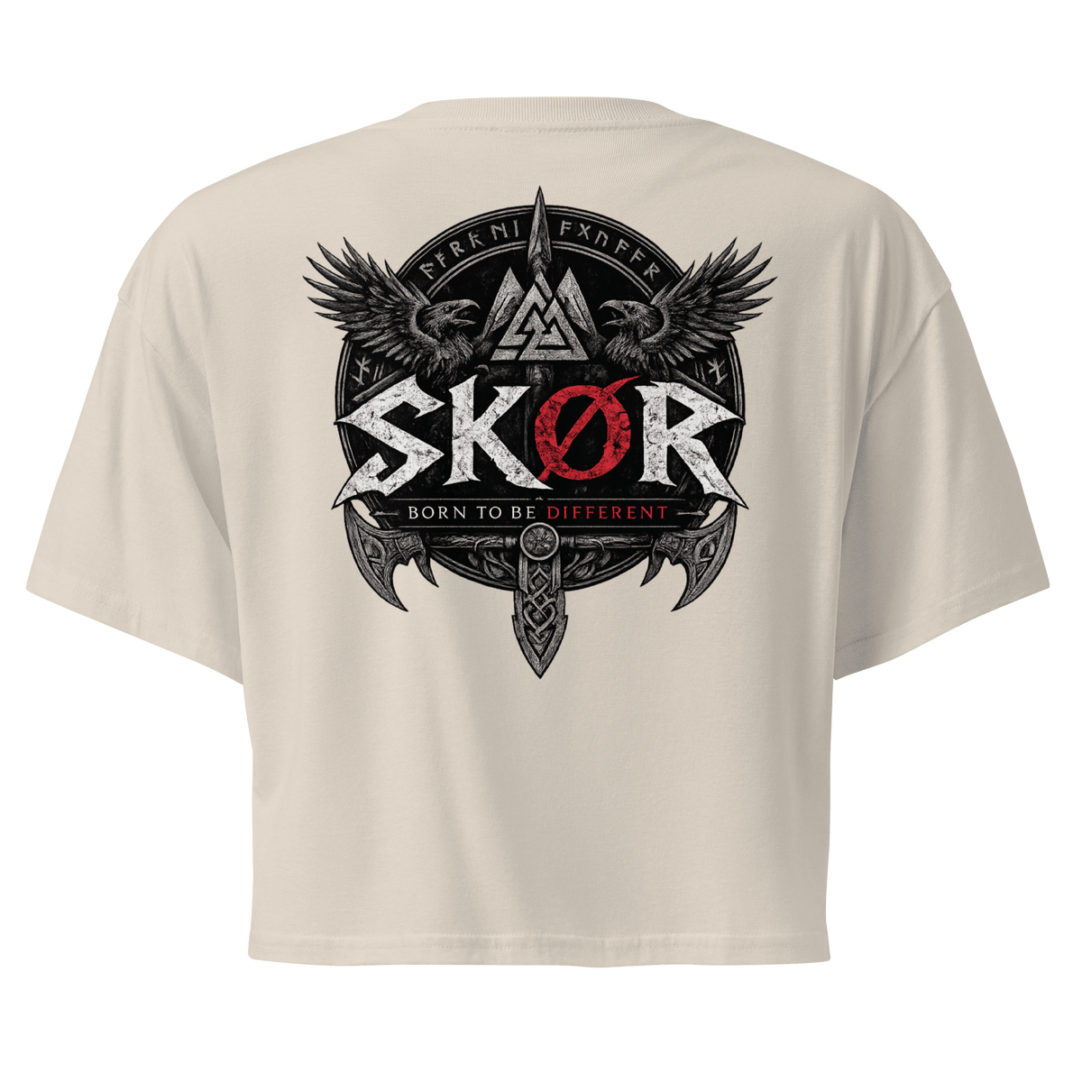SKØR CROP TOP BORN TO BE DIFFERENT - skør.shop