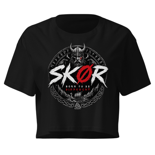 SKØR CROP TOP BORN TO BE DIFFERENT - skør.shop