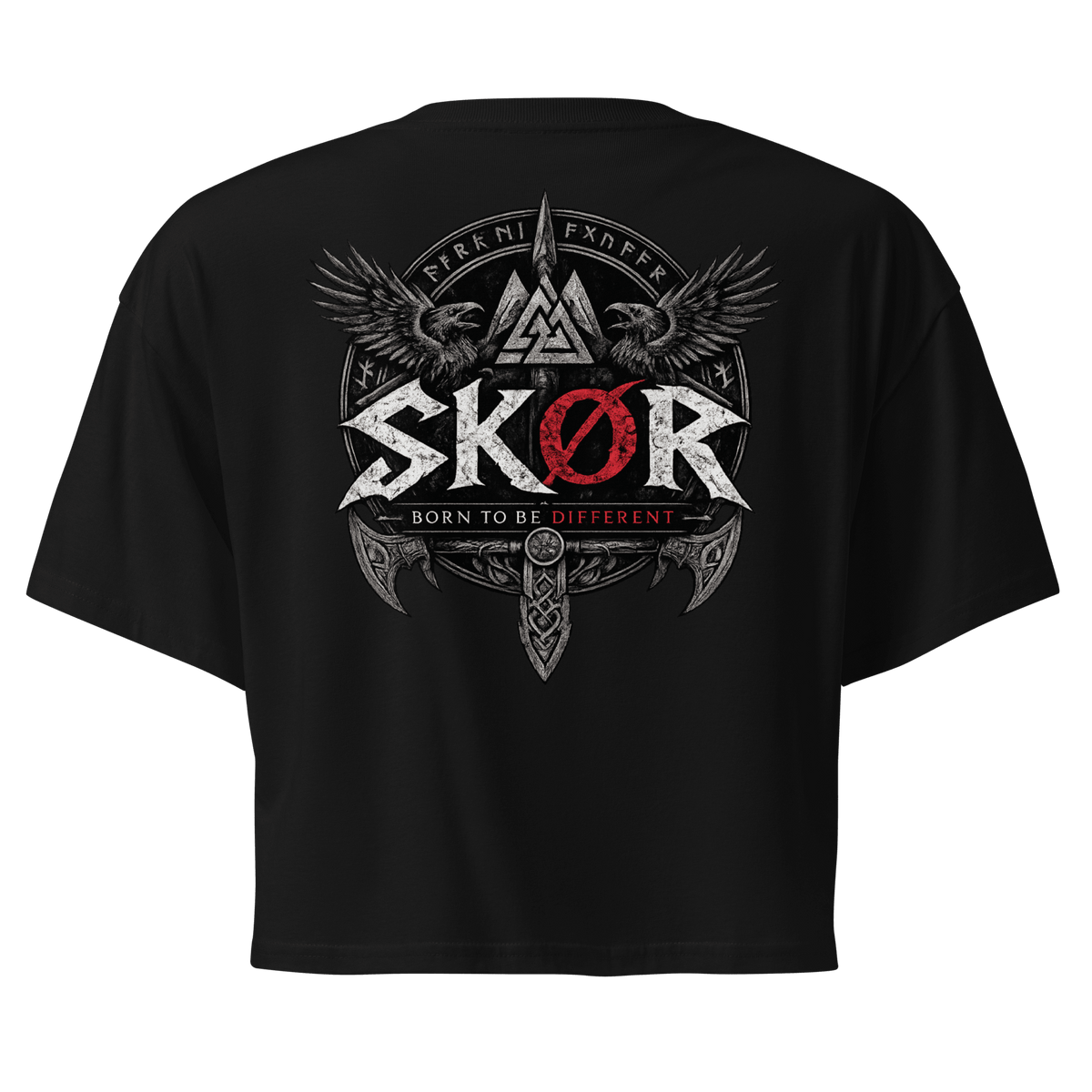 SKØR CROP TOP BORN TO BE DIFFERENT - skør.shop