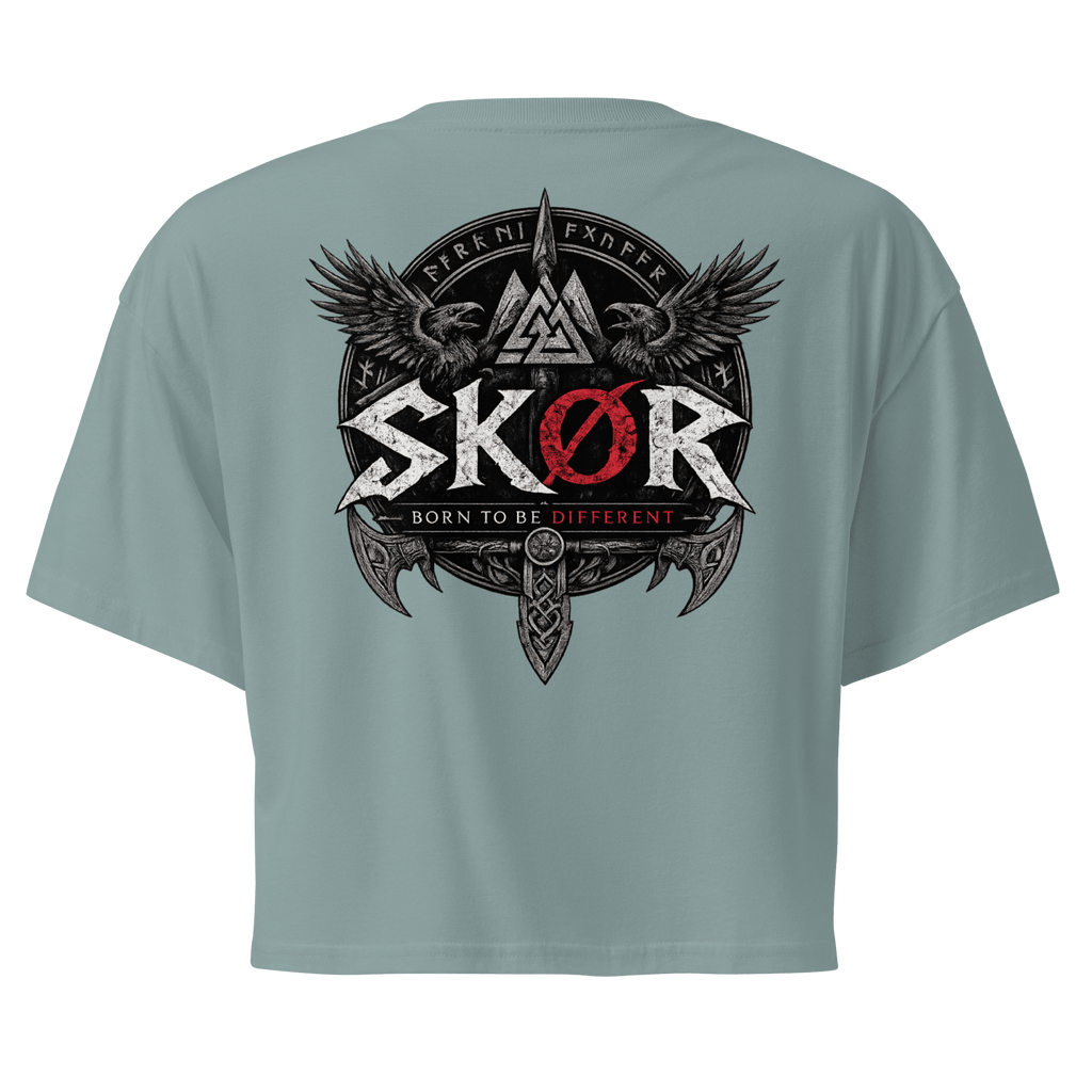 SKØR CROP TOP BORN TO BE DIFFERENT - skør.shop