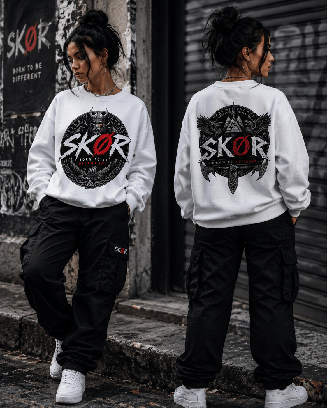 SKØR SWEAT BORN TO BE DIFFERENT - skør.shop