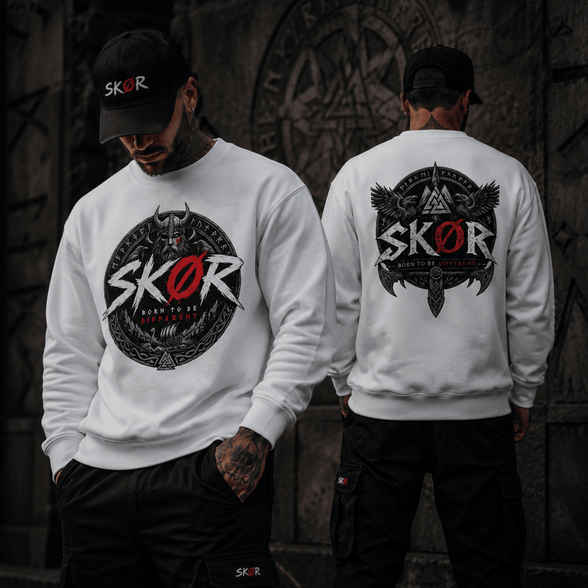 SKØR SWEAT BORN TO BE DIFFERENT - skør.shop