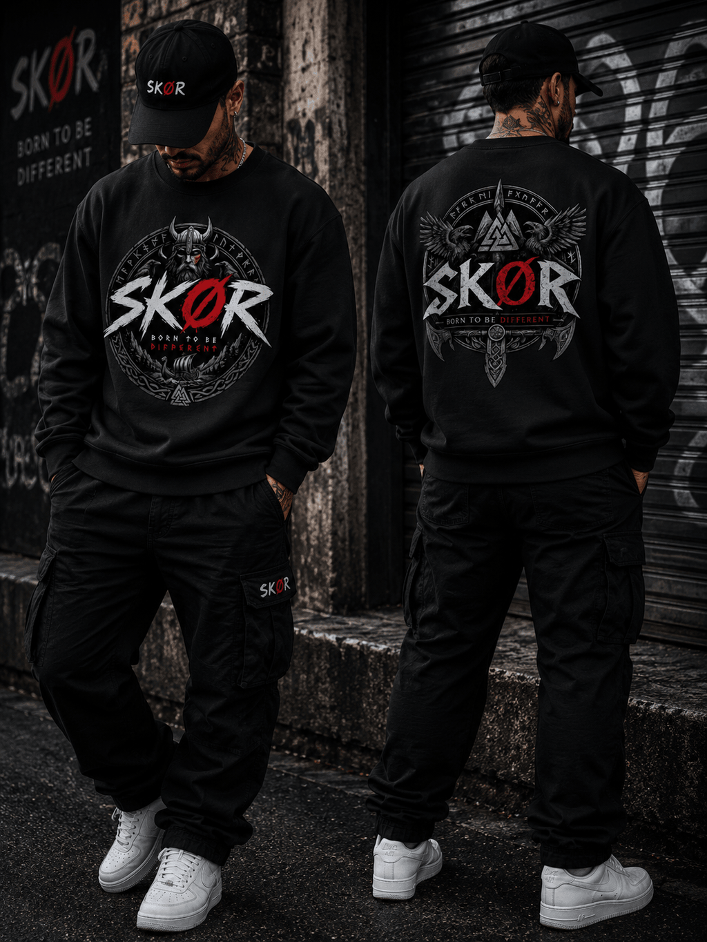 SKØR SWEAT BORN TO BE DIFFERENT - skør.shop