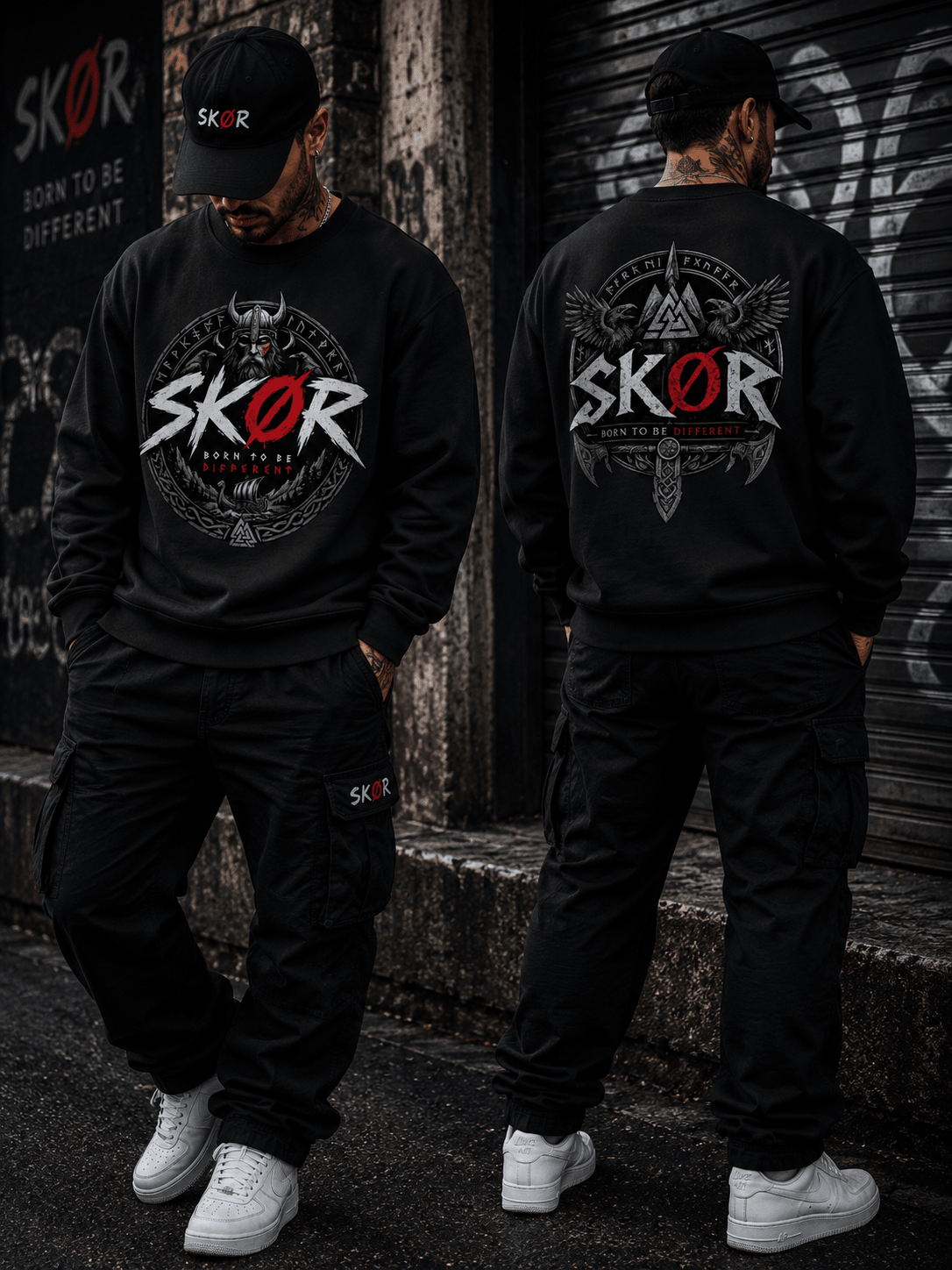 SKØR SWEAT BORN TO BE DIFFERENT - skør.shop