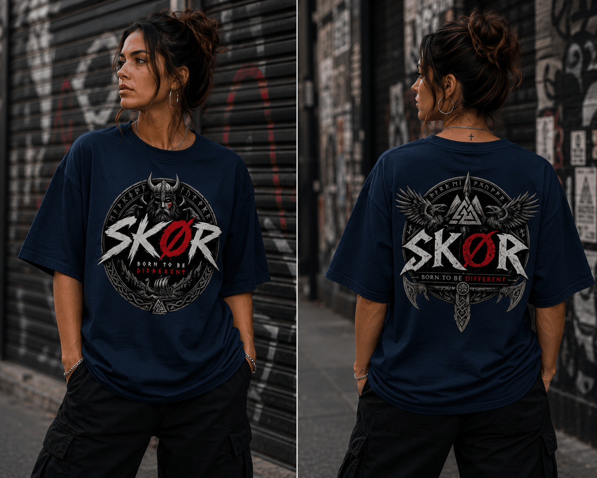 SKØR T-SHIRT BORN TO BE DIFFERENT - skør.shop