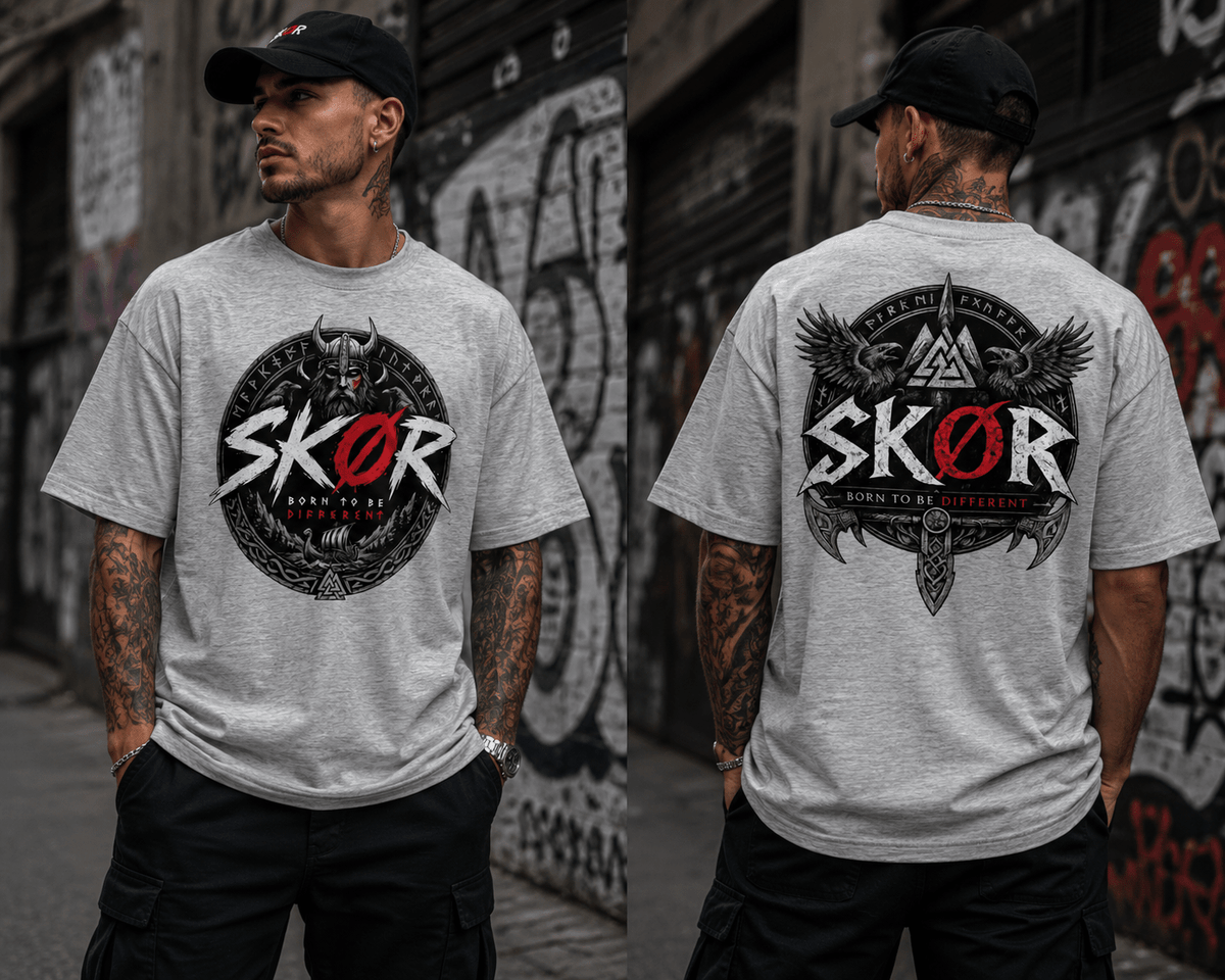 SKØR T-SHIRT BORN TO BE DIFFERENT - skør.shop