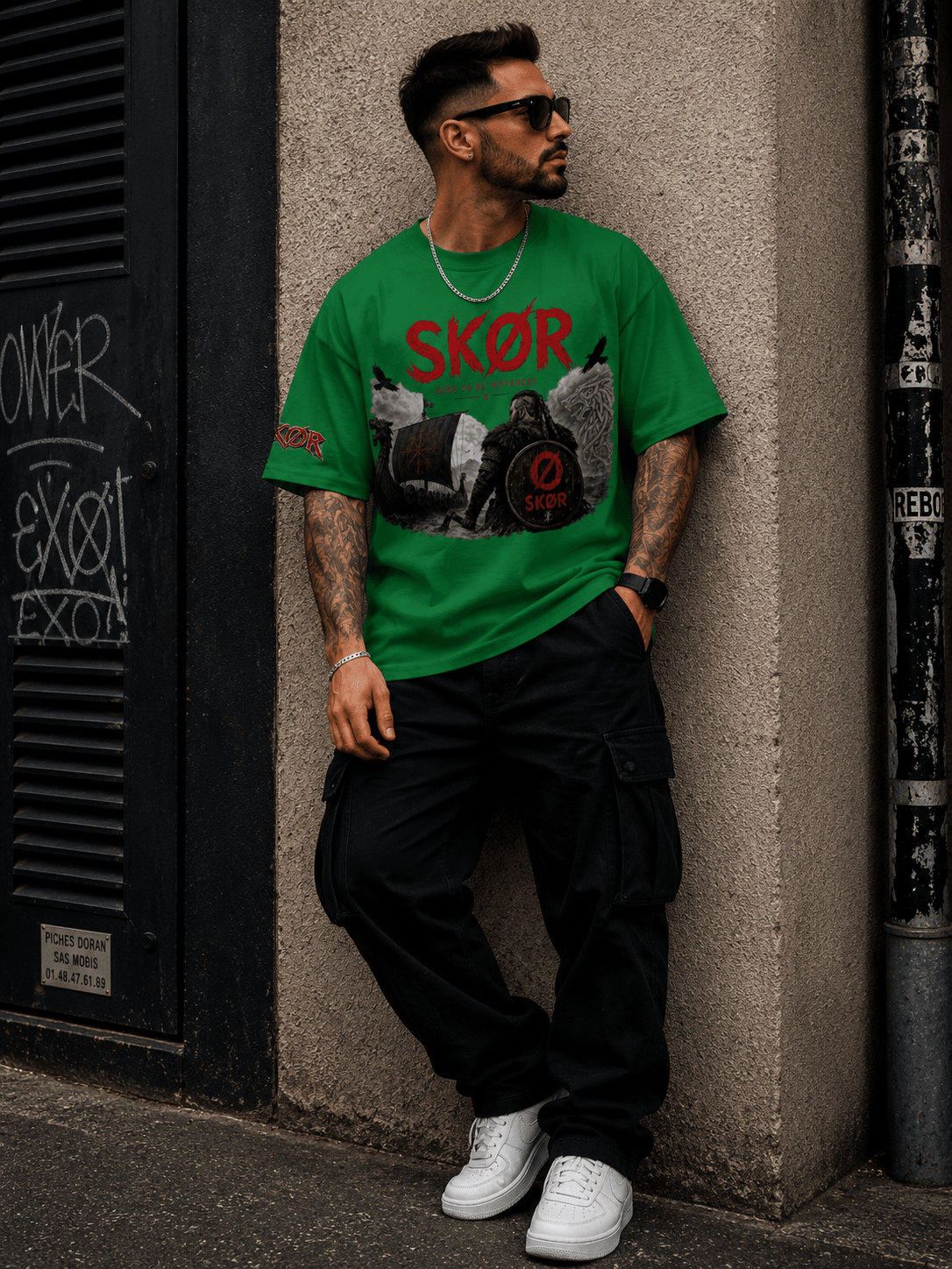 SKØR T-SHIRT DRAKKAR UNISEXE - skør.shop