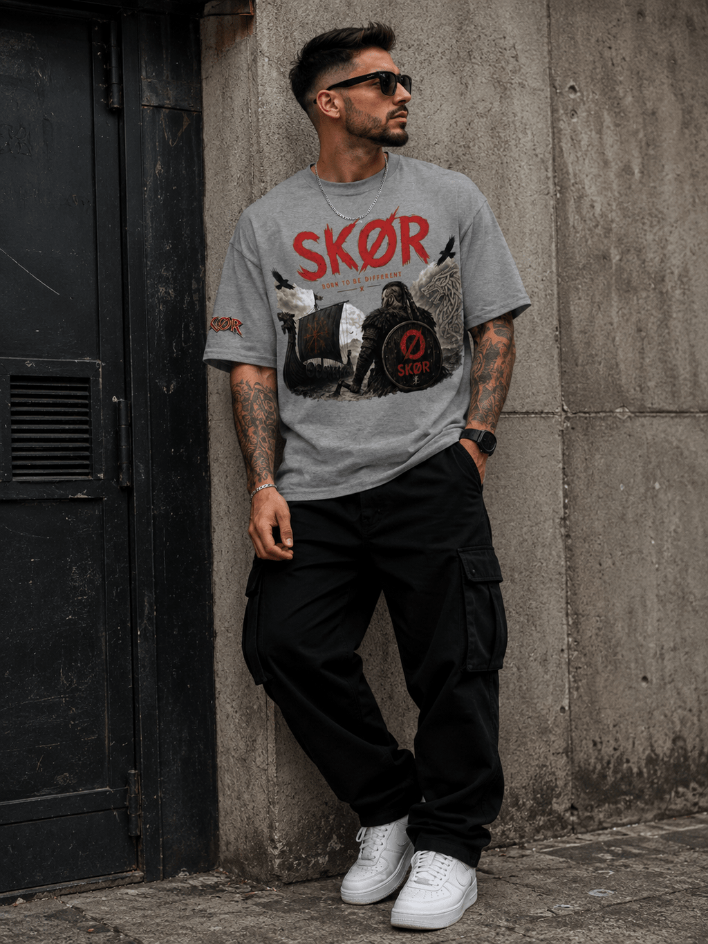 SKØR T-SHIRT DRAKKAR UNISEXE - skør.shop