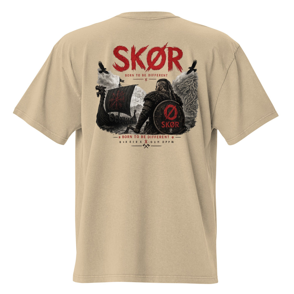SKØR T-SHIRT UNISEXE BORN OF THE NORTH - skør.shop
