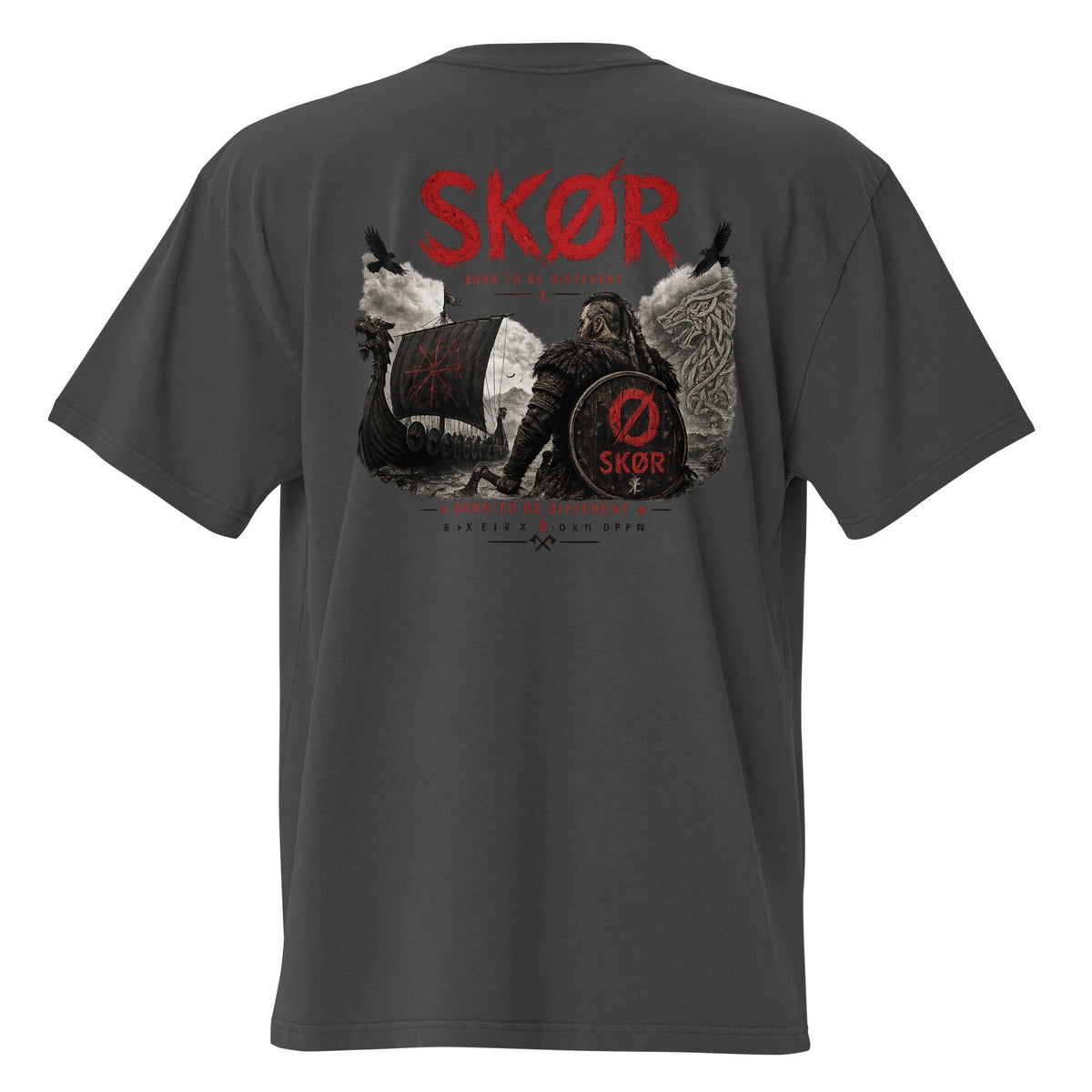 SKØR T-SHIRT UNISEXE BORN OF THE NORTH - skør.shop