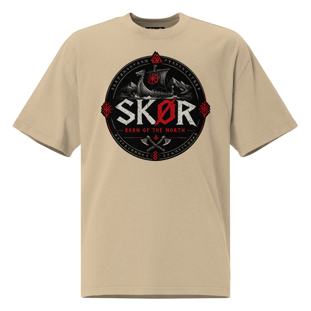 SKØR T-SHIRT UNISEXE BORN OF THE NORTH - skør.shop