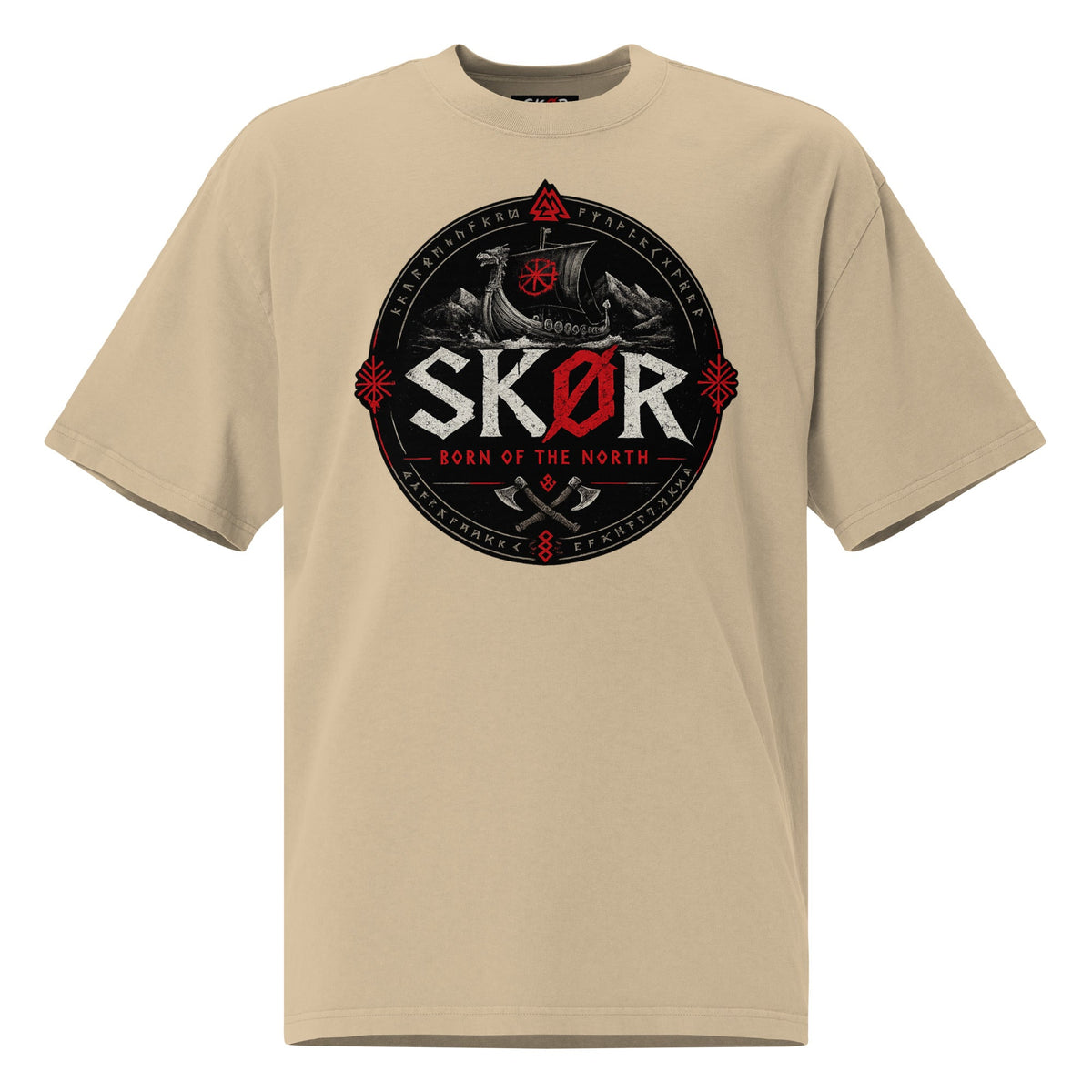 SKØR T-SHIRT UNISEXE BORN OF THE NORTH - skør.shop