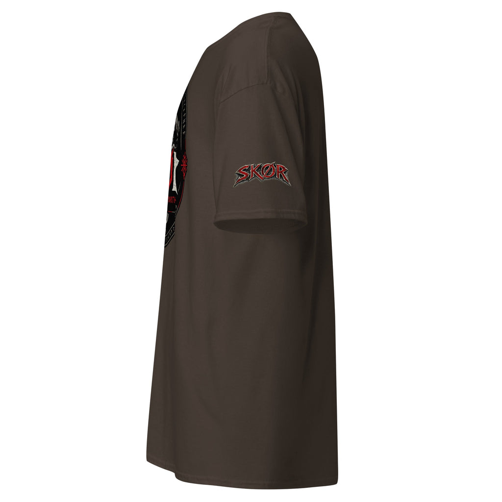 T-shirt Unisexe Norden SKØR - Chocolat, vue de profil