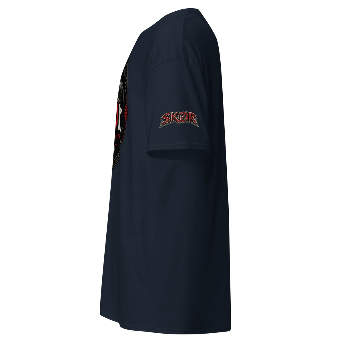 T-shirt Unisexe Norden SKØR - Marine, vue de profil