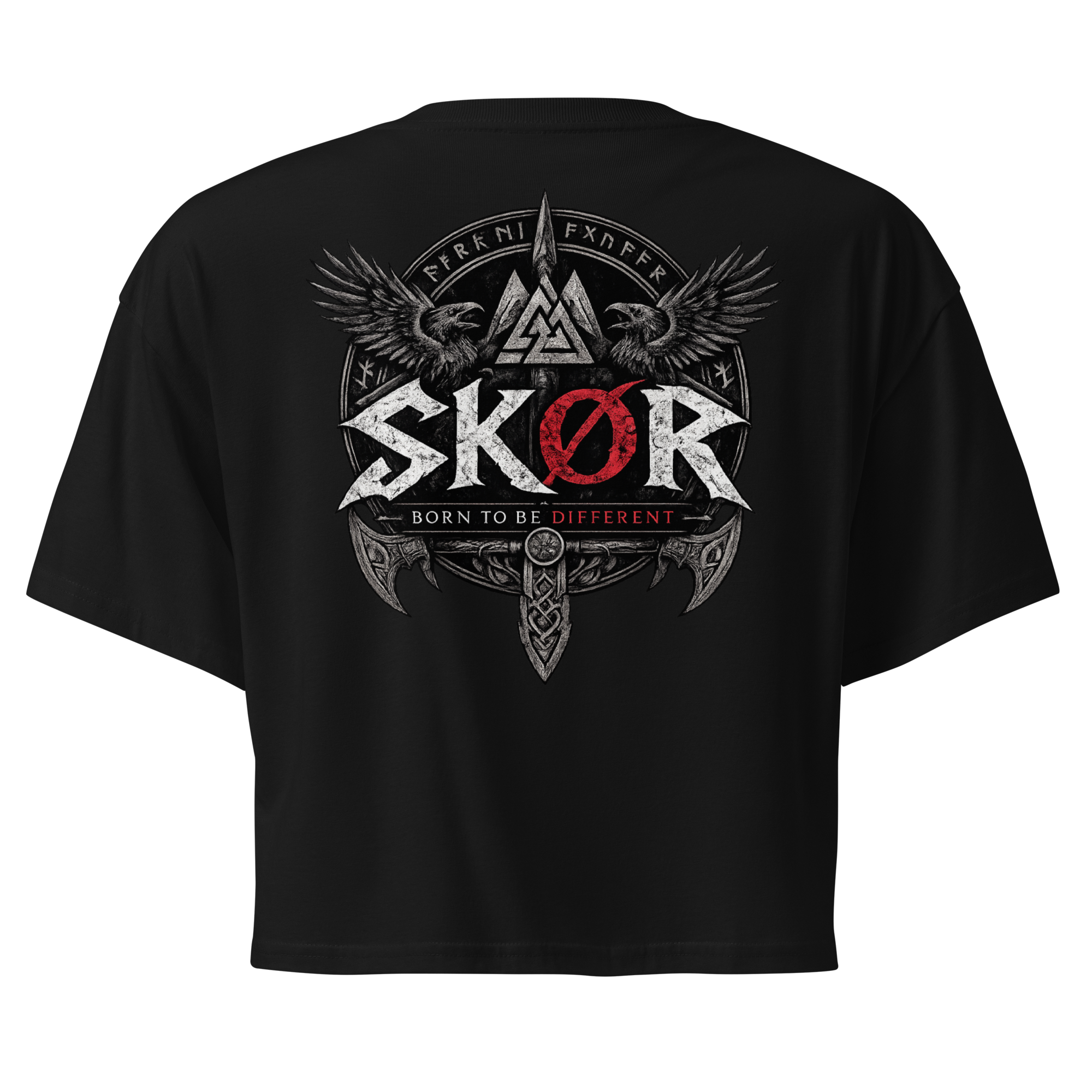 SKØR CROP TOP BORN TO BE DIFFERENT