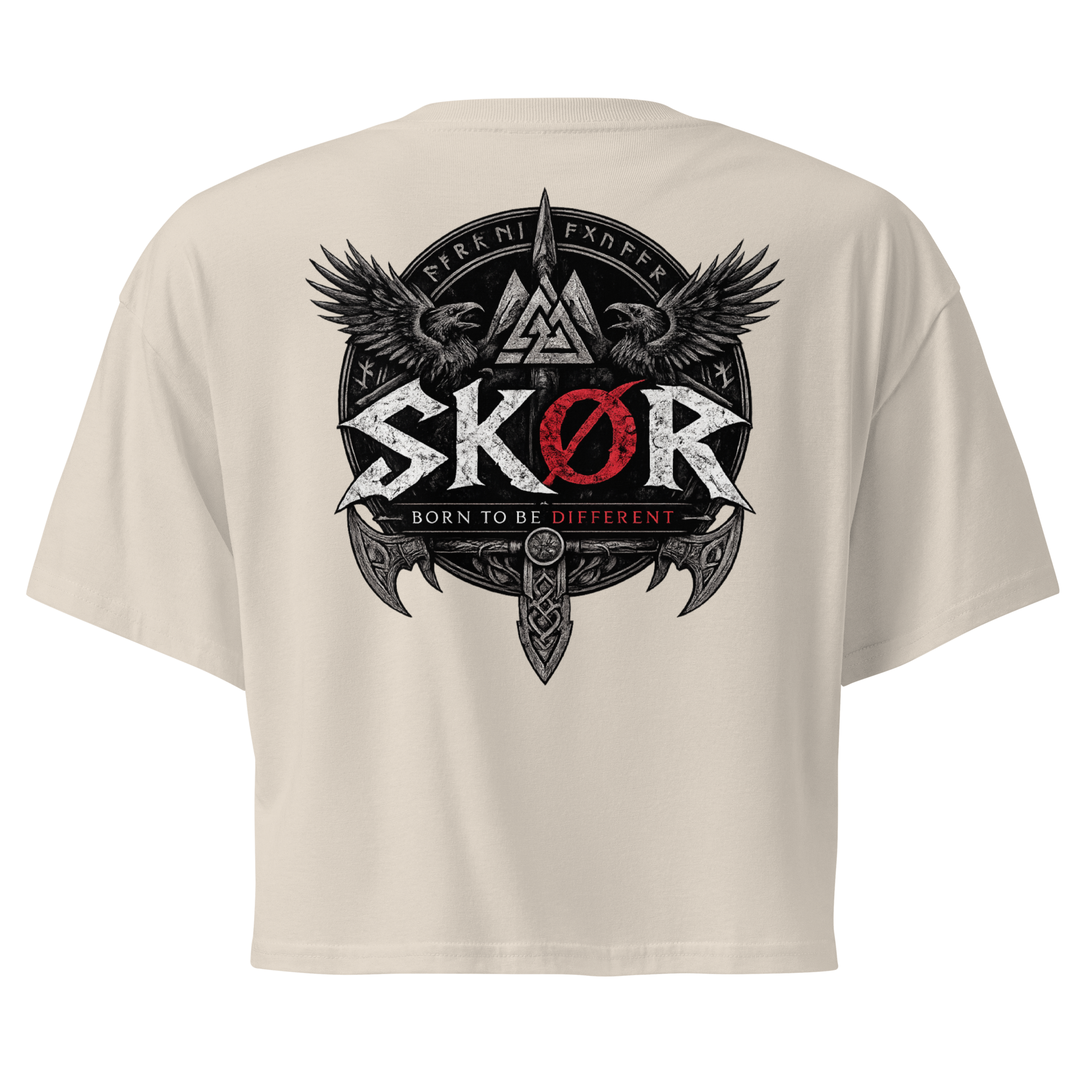 SKØR CROP TOP BORN TO BE DIFFERENT