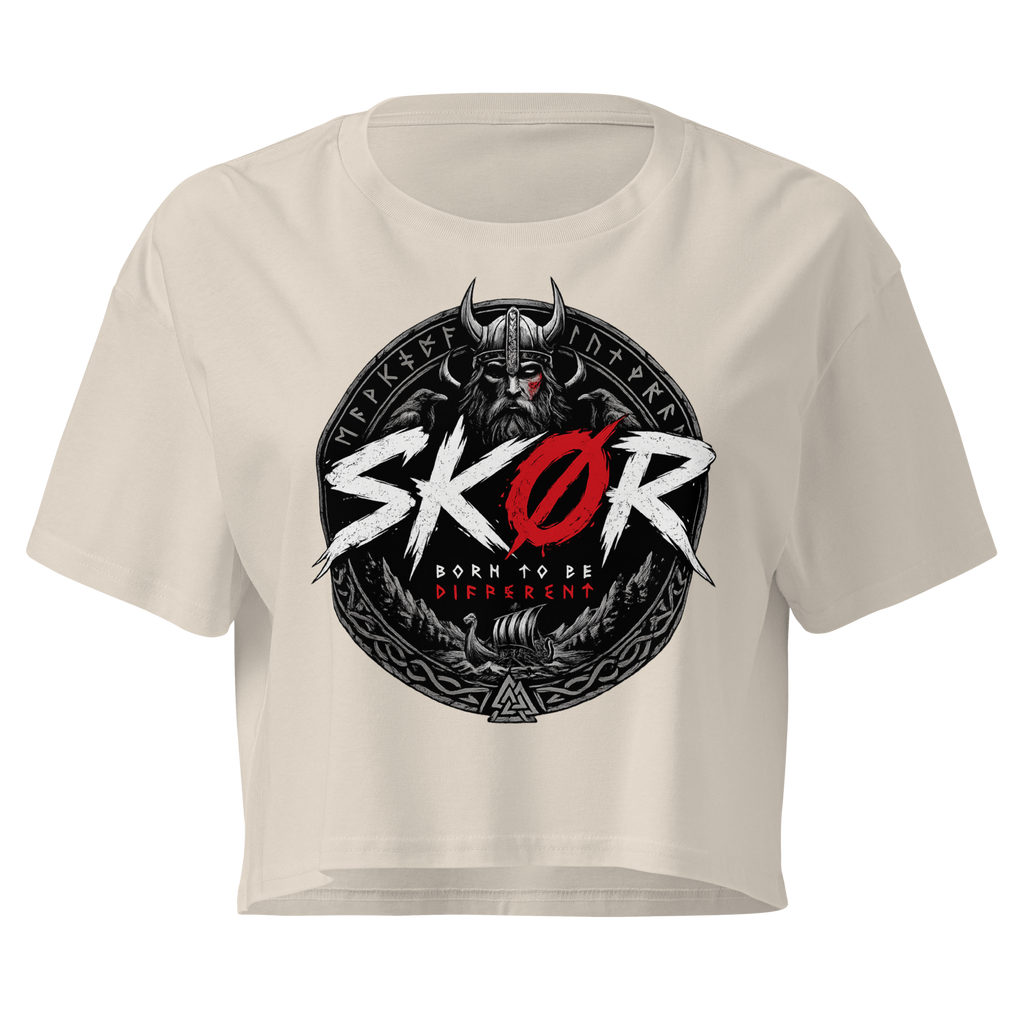 SKØR CROP TOP BORN TO BE DIFFERENT