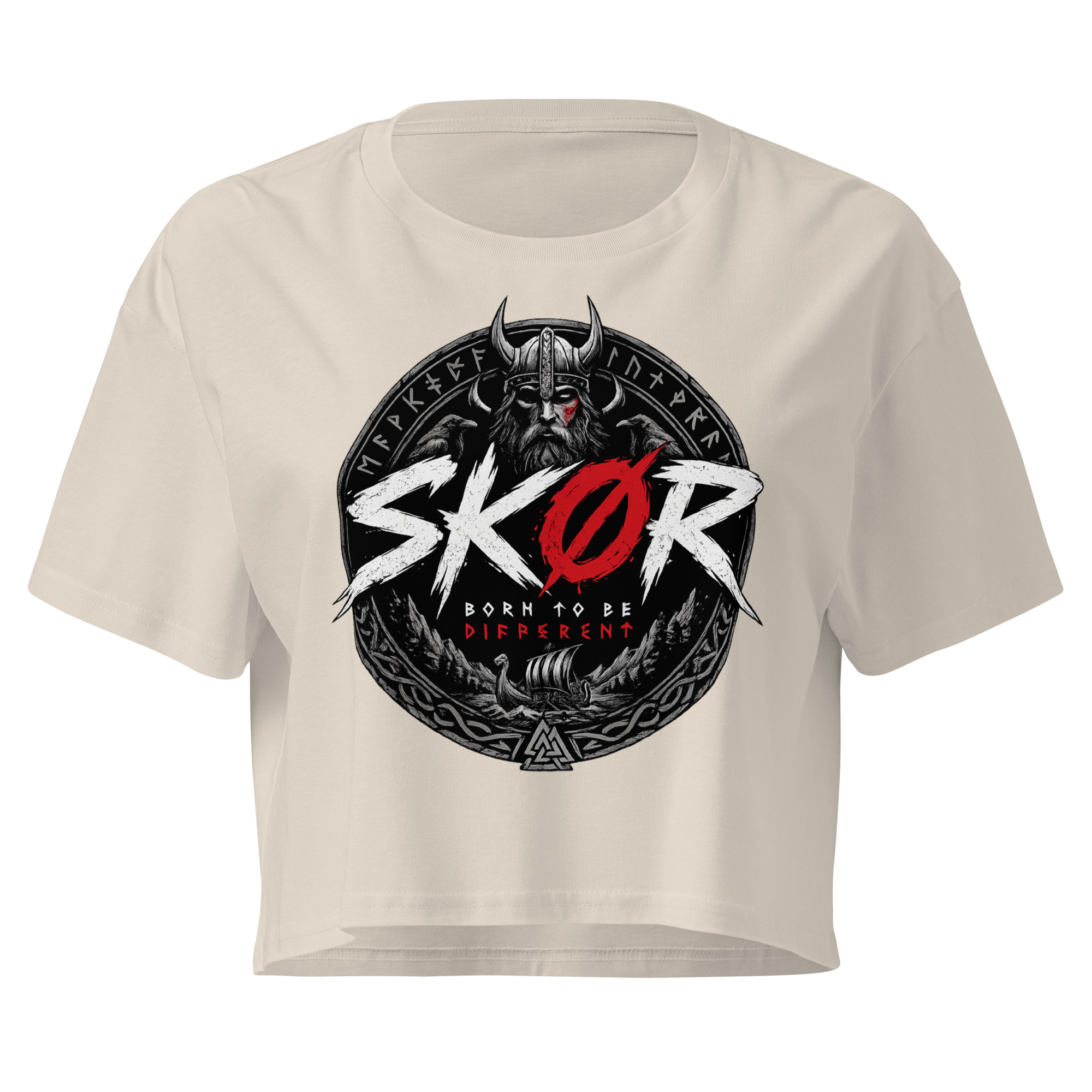SKØR CROP TOP BORN TO BE DIFFERENT