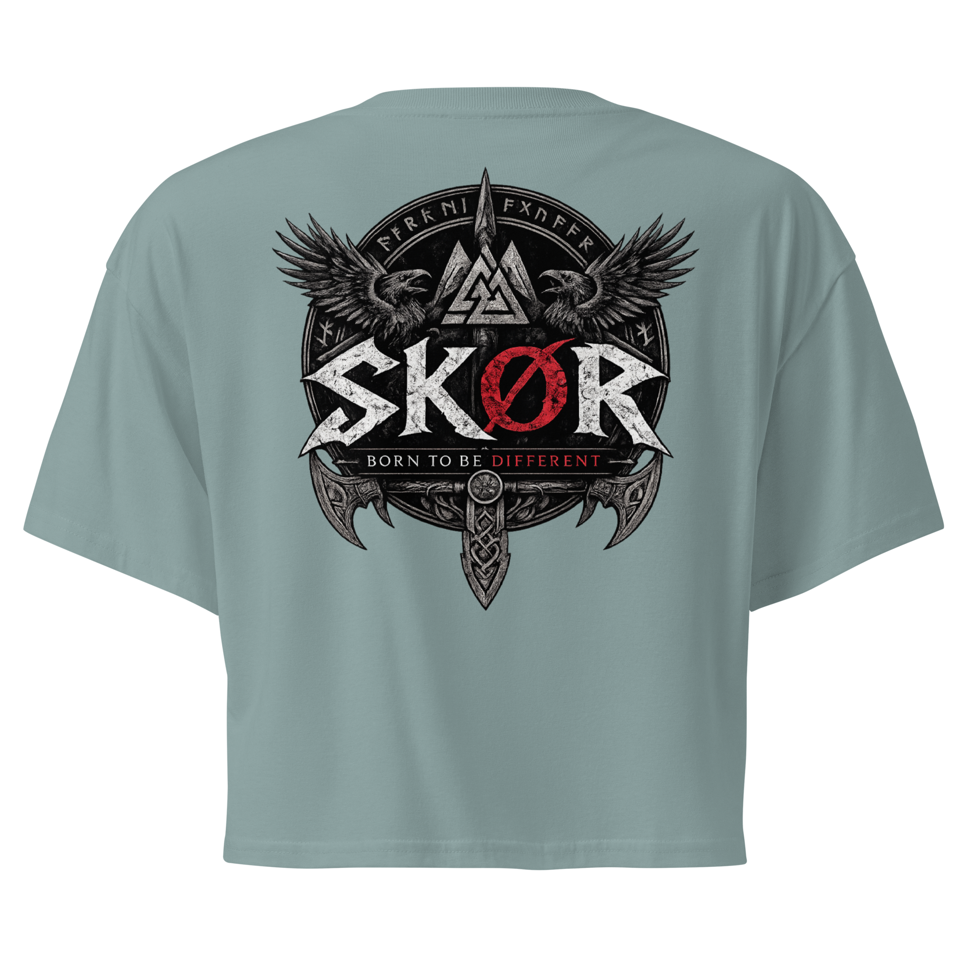SKØR CROP TOP BORN TO BE DIFFERENT