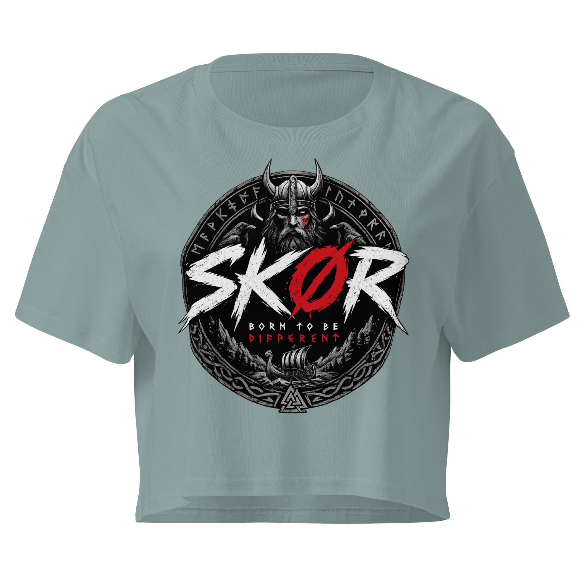 SKØR CROP TOP BORN TO BE DIFFERENT
