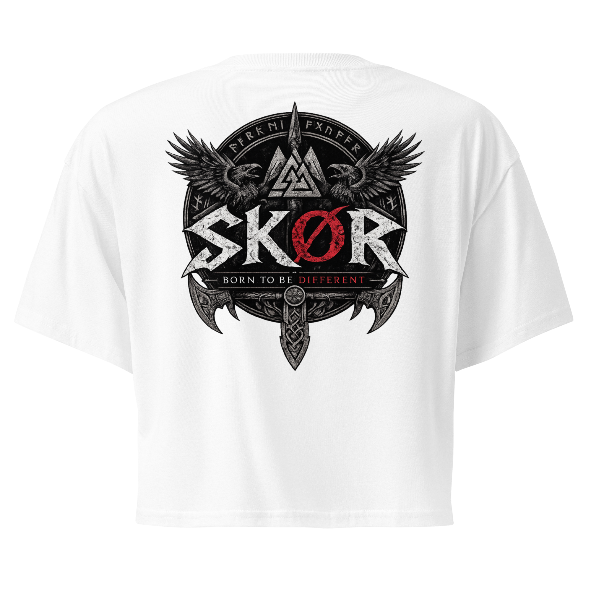 SKØR CROP TOP BORN TO BE DIFFERENT